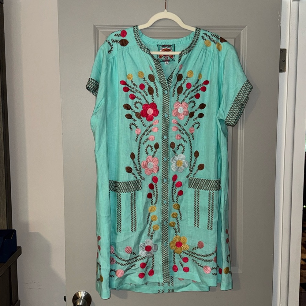 Johnny Was linen dress
